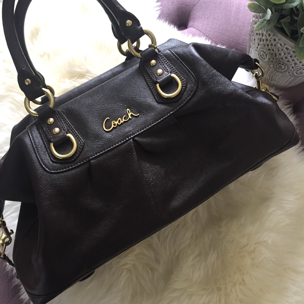 Dark Brown Coach Purse